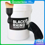 Car K9A1Z6E5 Self-Wash Water Bucket Fishing Camping Dust Brush Set