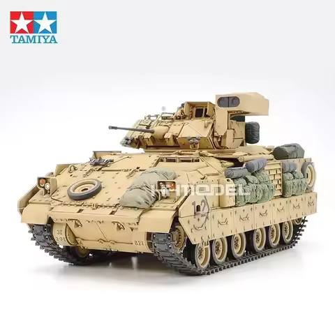 Tamiya 35264 1/35 U.S. M2A2 ODS Bradley Infantry Fighting Vehicle - Adult DIY Hobby Plastic Assembly
