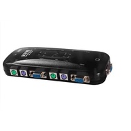 (Ready Stock) i Cable 4 Port PS2 KVM Switch (1 Input + 4 Output)