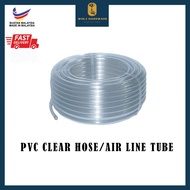 PVC CLEAR HOSE PIPE/ TRANSPARENT HOSE / AIR LINE TUBE (6MM , 8MM)