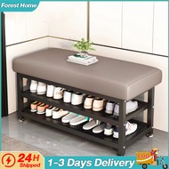 Shoe changing bench household door shoe storage iron cushion shoe rack door shoe changing cabinet be