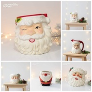 MURADITOHOME Premium Christmas Ceramic Jar and Pitcher