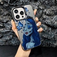 Emily Corpse Bride Case for iPhone 17 16 Pro Max 15 14 13 12 11, Anti-drop Camera Protective Mirror 