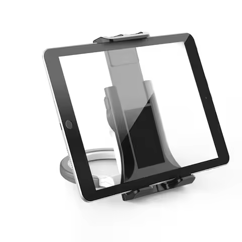 Universal Tablet Mobile Phone Holder Clips Adjustable Desktop Folding Tablet Bracket For iPad Xiaomi