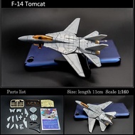 4D Assembled Fighter  Model Collection Puzzle Figure Toy F-14A Fighter Tomcat