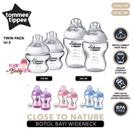 Tommee Tippee Closer to Nature Twin Bottle 2 Buah Botol Susu Bayi