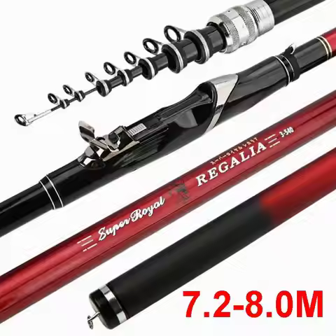ZZ66 REGALIA Geegan Rock Fishing Rod Fast Action Carbon Fiber 3.6m 4.5m 5.4m 6.3m 7.2m 8.0m Length A