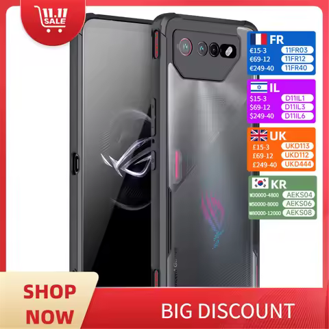 ASUS Phone remium Transparent Phone Case for ROG Models Anti-Drop and Anti-Slip TPU Material Compati