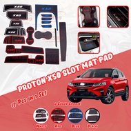 Car Proton X50 2020-2024 Slot Mat Proton Interior Storage Tank X-50 non slip car accessories rubber