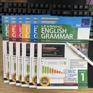 6 Books to Learn English Grammar/Vocabulary 1-6 Children's English Learning Guide Home School Supplies Singapore Education Books.