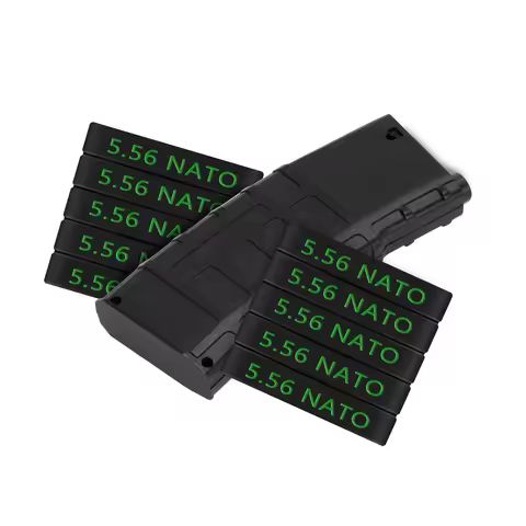 Ideagle 5.56 Magazine Marking Bands Red Green 10 Pack 556 NATO Mag Bands 5.56×45mm Fast Logistics
