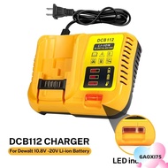 GAOXI75 Battery Adapter, DCB112 Plastic Lithium Battery Charger,  Converter Base 18V 20V Power Tool 