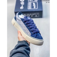 B33 Casual Sneakers - Dior x Denim Tears Collaboration | Genuine Leather & Embroidered Jacquard | Wh
