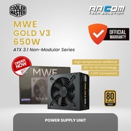 COOLER MASTER MWE Gold 650 V3 ATX 3.1 | PSU 650W 80+ GOLD NON MODULAR