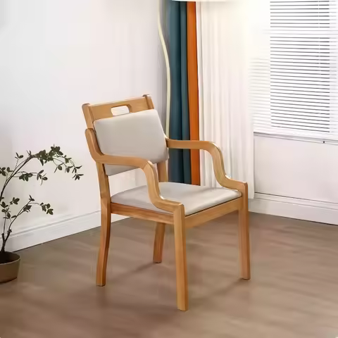 For Nursing Home Elderly Apartment Nursing Home Solid Wood Chair, Hotel Dining Chair