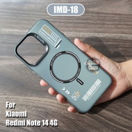 Case Redmi Note 14 4G - Case Hologram Black Redmi Note 14 - Casing Redmi Note 14 4G - Silikon Redmi