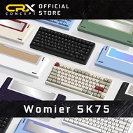 WOMIER SK75 75% Mechanical Keyboard RGB Aluminium Wireless 3-Modes Gasket Mount Hotswap VIA Support
