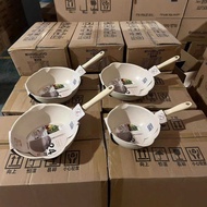 EMOOJOJOO Wok Non-Stick Pan Medical Stone Frying Pan Wok Household