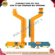 FLEXIBEL CAS FLEXIBLE CHARGER PLUS MIC VIVO Y51 Y51L CON / TC VIVO Y51 Y51L ORIGINAL