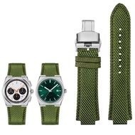 High-Grade Nylon Watch Band for Tissot PRX Series T137.407/410 Cowhide Back Mens Sports Style Watch 