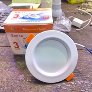 Downlight 3 watt led emico Inbow led panel light