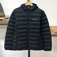 Columbia Down Jacket - Women's Hooded, Windproof, Autumn Winter Casual Wear WR4677