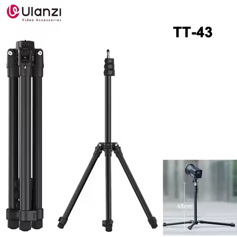 Original Ulanzi TT43 1.9M Aluminum Light Stand Tripod Reversible Legs 6KG Max Load For LED Light Pro