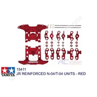 Tamiya #15411 - JR Reinforced N-04/T-04 Units - Red  [15411]