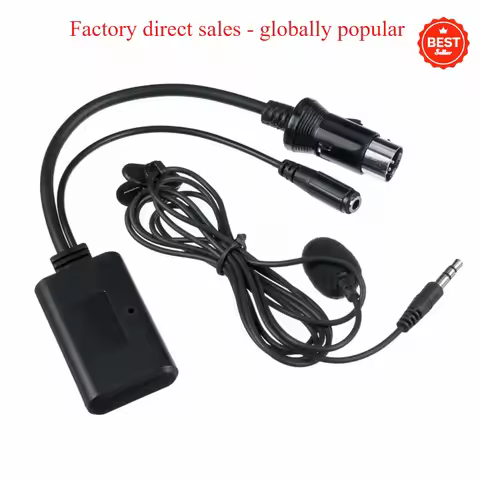 1pcs State Of The Art 8Pin Aux Audio Bluetooth Adapter For Alpine KCM 123B M BUS Elevate Your Listen