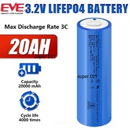 EVE C40 LiFePO4 3.2V 40315 Cylindrical 20Ah rechargeable Battery Cell 3C 60A Electric Cars EV Diy Ba