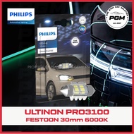 Philips Ultinon Pro3100 LED Festoon 30mm C5W 6000K White Ceiling Light