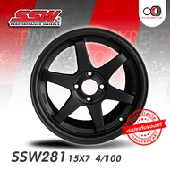 ล้อแม็ก SSW รุ่น 281 ขอบ15" 4รู100 จำนวน 4 วง