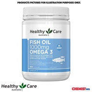 HEALTHY CARE Fish Oil 1000mg Omega 3 (400 capsules)