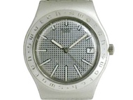 石英錶 [SWATCH A2535S] 銀色金屬錶+金屬編織錶帶[銀色面] 軍錶/時尚/中性錶