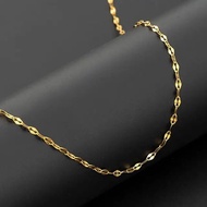 0.6 CHAIN TITANIUM NECKLACE, RUST-RESISTANT AND FADE-RESISTANT