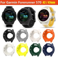 Silicone Case For Garmin Forerunner 570 Case 42mm 47mm Soft Garmin 570 Case Cover protective Garmin 
