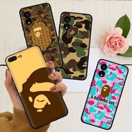Black Soft Case Realme 5 5i 5s 6i 5Pro 6 6S 6Pro 7 7i 7Pro C17 Q XT X2 K5 3 3Pro GV81 BAPE Phone Cas