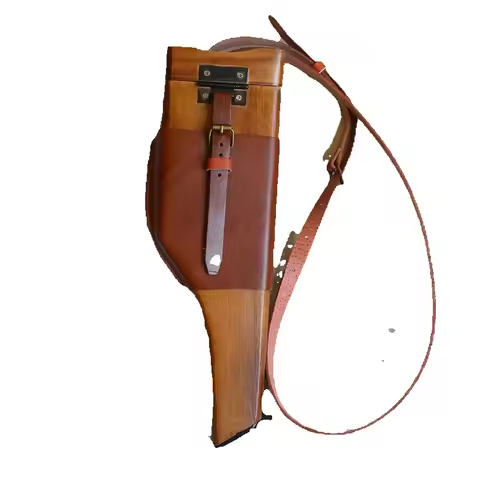 WW2 BROOMHANDLE GERMAN MAUSER C96 WOOD SHOULDER HOLSTER BUTT STOCK