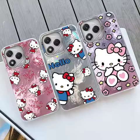 Pink Bowknot Kitty Phone Case For Huawei Honor 400 200 Pro Magic7 6 5 Lite 90 Smart X9c X9a X8a X8b 