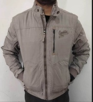 jaket bomber casual cardinal