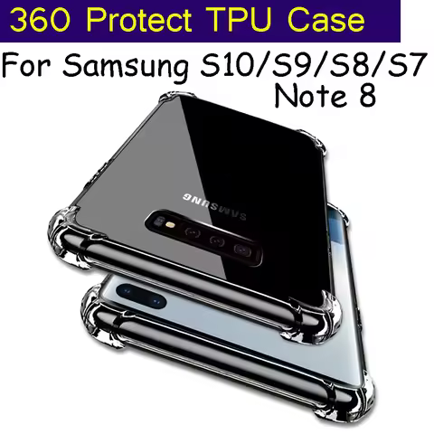 shockproof case For Samsung Galaxy S7 S8 S9 S10 Lite S10 Plus Note8 9 A6 A8 plus A7 2018 Case 6D Sur