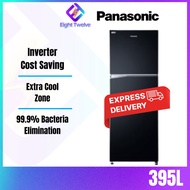 PANASONIC AI ECONAVI Refrigerator 395L Inverter 2 Door Fridge Peti Sejuk | NR-TL381BPKM/NR-TL381BWAM