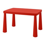MAMMUT 兒童桌, 室內/戶外用 紅色, 77x55 公分