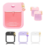 2pcs Touchland 1oz (30ml) Hand Sanitizer Spray Protective Case, 26 Flower & Letter Spray Bottle Mark