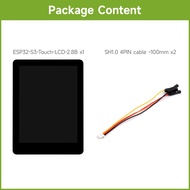 Waveshare ESP32-S3บอร์ดพัฒนาแสดงผล2.8นิ้วประเภท B 480 × 640 IPSหน่วยประมวลผลแบบ Dual-Core LX7 32บิต