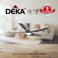 Deka 65" Extra Long Ceiling Fan with LED Light &amp; Remote Control DK338L [ Frenshi ]