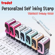 TRODAT Printy 4910 Personalized Self inking Stamp 9x26mm Signature Position Stamp Trodat Nurse Pocke