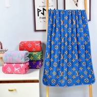 Handuk Mandi Dewasa|Haduk Import-Handuk Microfiber Branded Full Print 70x140cm