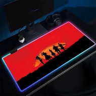 D-Devil M-May C-Cry 5 Mouse Pad Anime Gaming Mouse Pad LED Table Pads Backlit Rubber Desktop XXL Mou