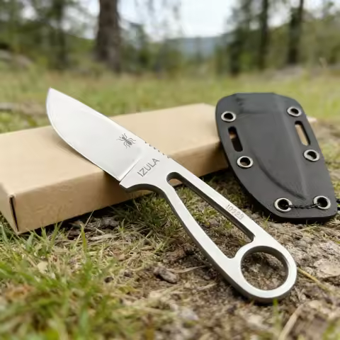 Izula-II Full Tang Survival Knife 8Cr13MoV Steel All Steel Handle EDC Gear for Outdoor Hunting Campi